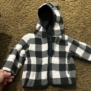 Plaid Hooded Jacket